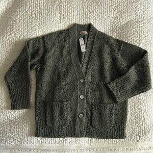 J. Crew Relaxed cardigan sweater in textured yarn CE734 NWT size S runs large